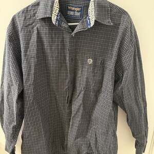 Wrangler George Strait Troubadour Long Sleeve Western Snap Shirt